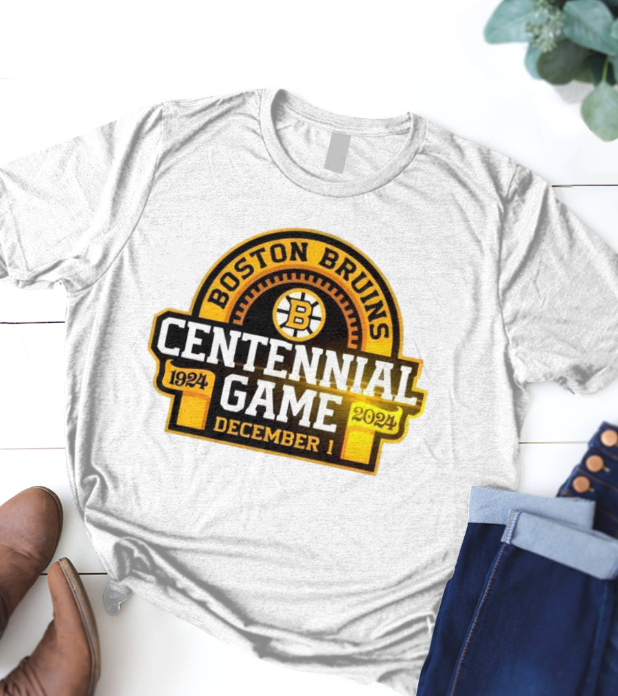Boston Bruins 1924 Centennial Game December 1 T-Shirt