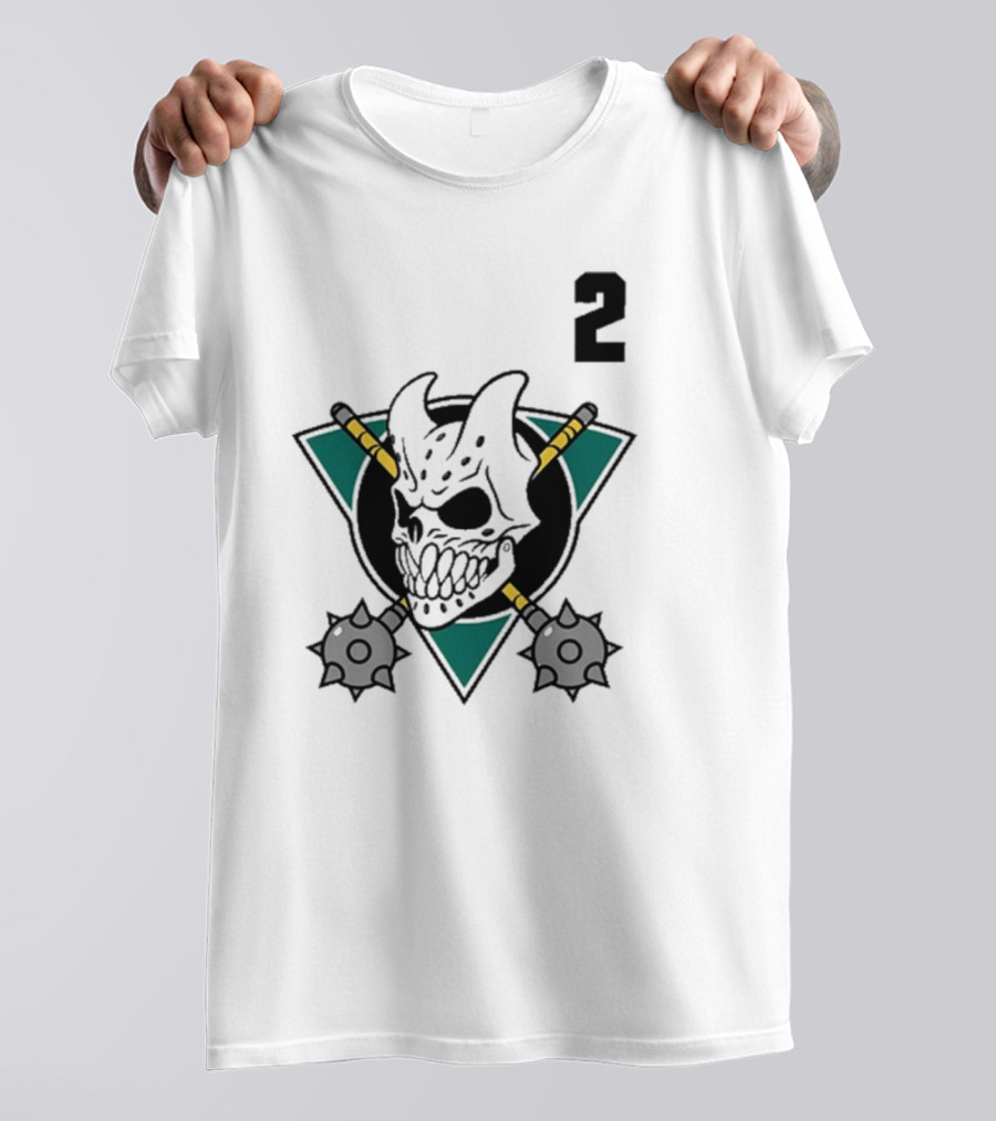 Firstblood Slaughter To Prevail Hockey Skull Maces Triangle Number 2 T-Shirt