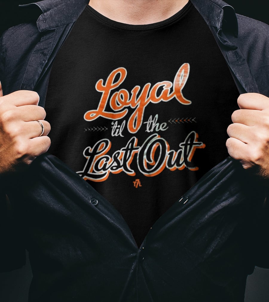 Loyal 'Til The Last Out New York Mets The 7 Line T-Shirt