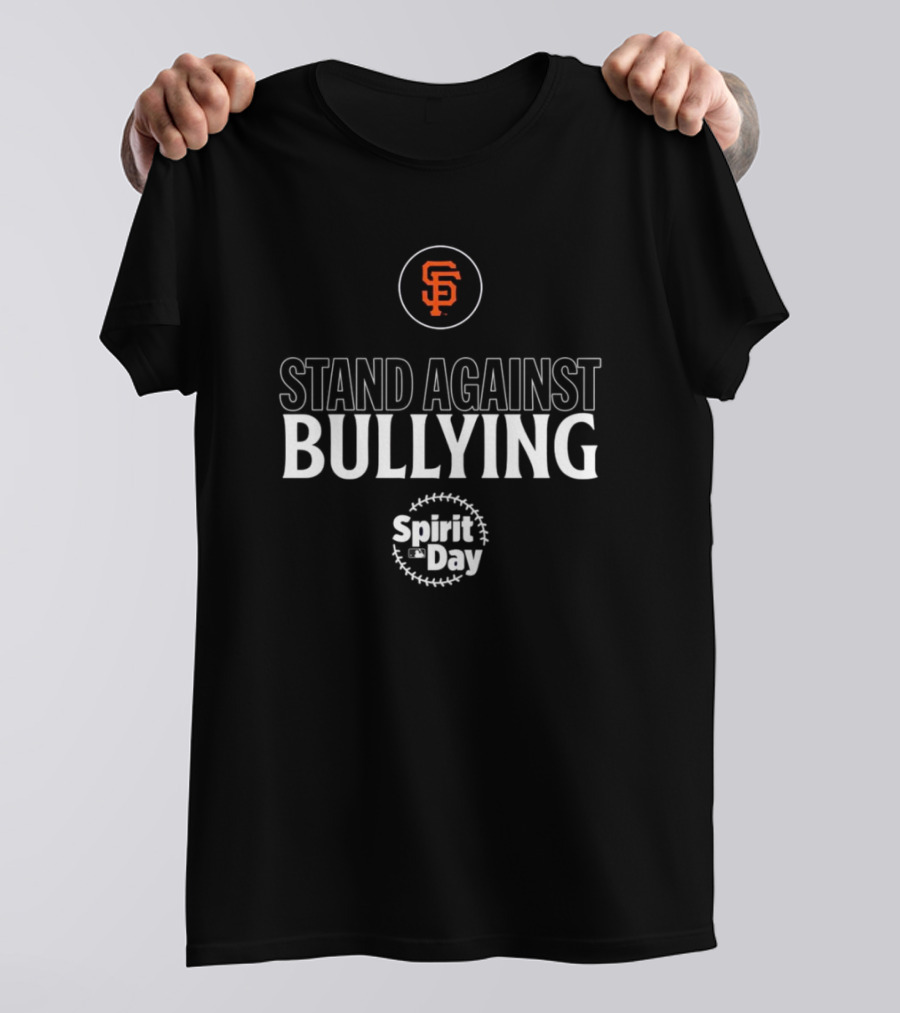 San Francisco Giants Spirit Day Stand Against Bullying MLB T-Shirt