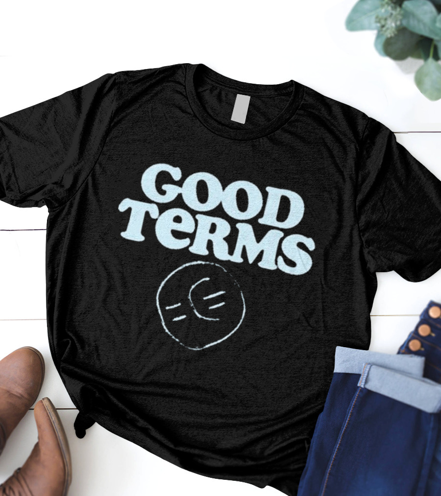 Good Terms Secret Friends Music Group Circle Sketch T-Shirt