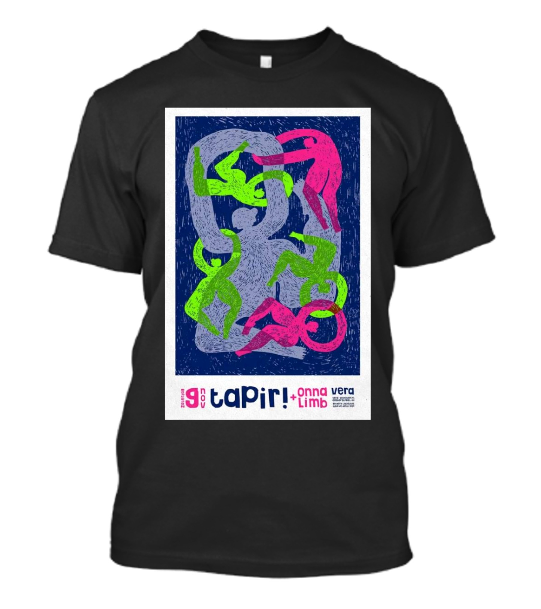 Tapir At VERA With Onna Limb Groningen Netherlands November 9 T-Shirt