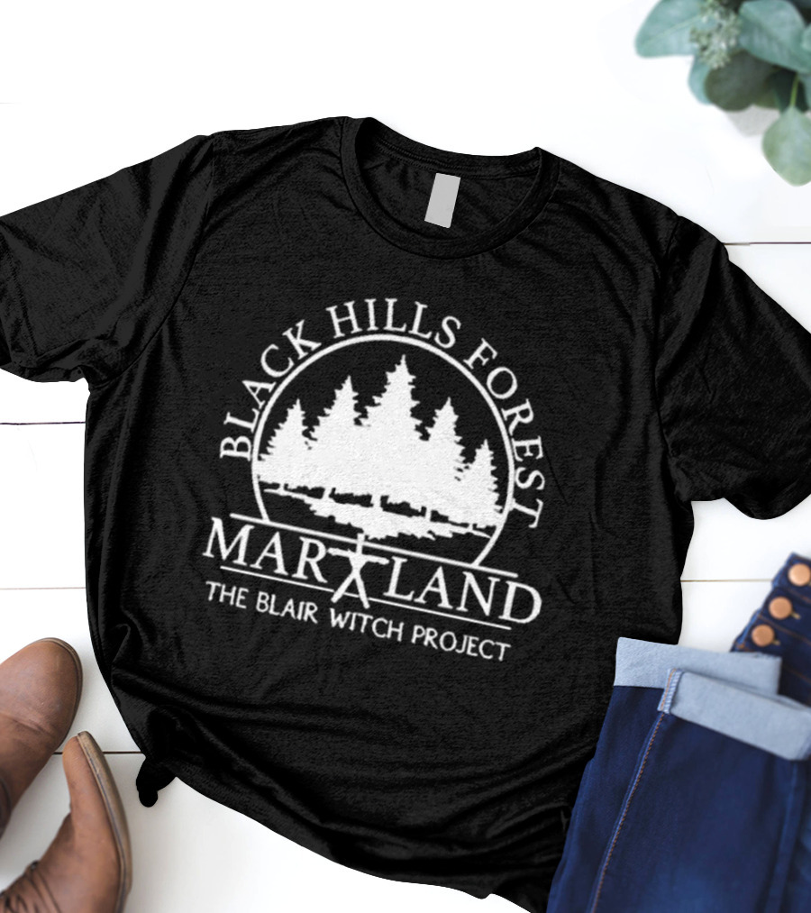 Black Hills Forest Maryland The Blair Witch Project T-Shirt
