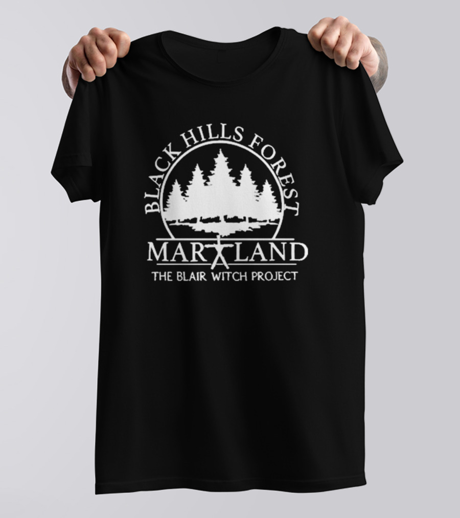 Black Hills Forest Maryland The Blair Witch Project T-Shirt