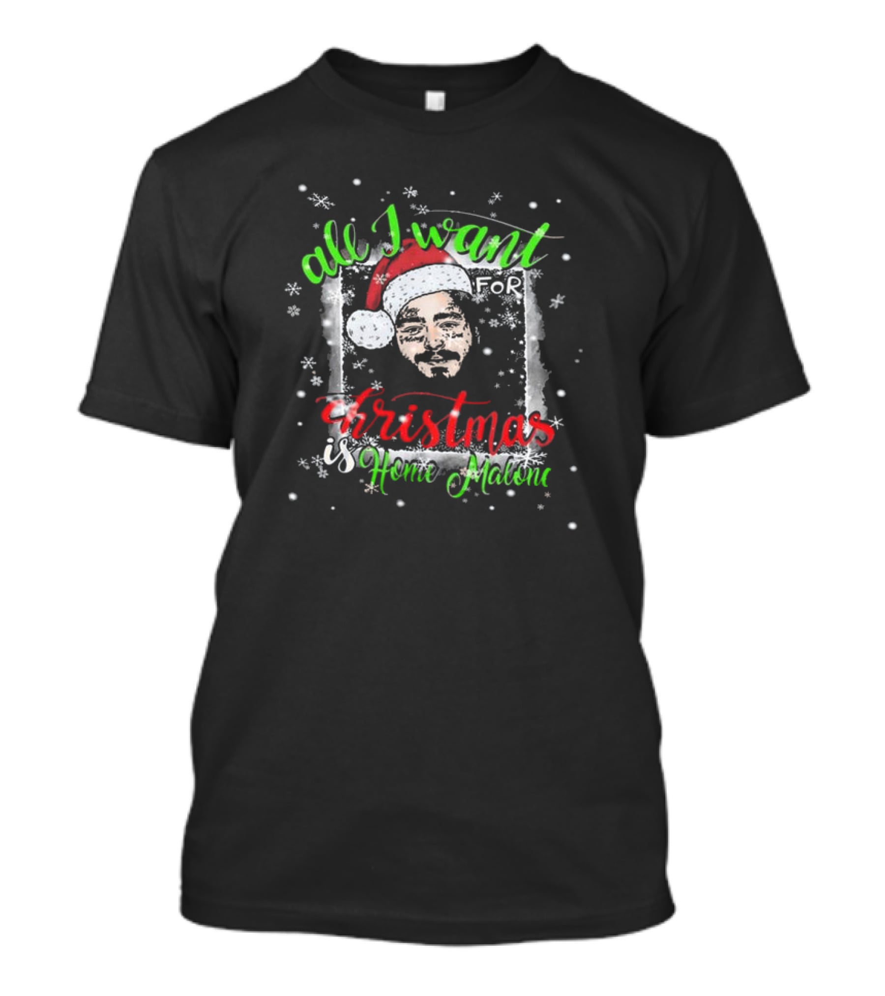 All I Want For Christmas Is Home Alone Malone T-Shirt