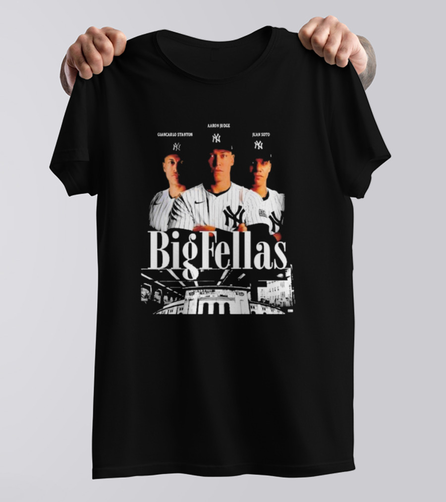 Giancarlo Stanton Aaron Judge Juan Soto Big Fellas New York Yankees Stadium T-Shirt