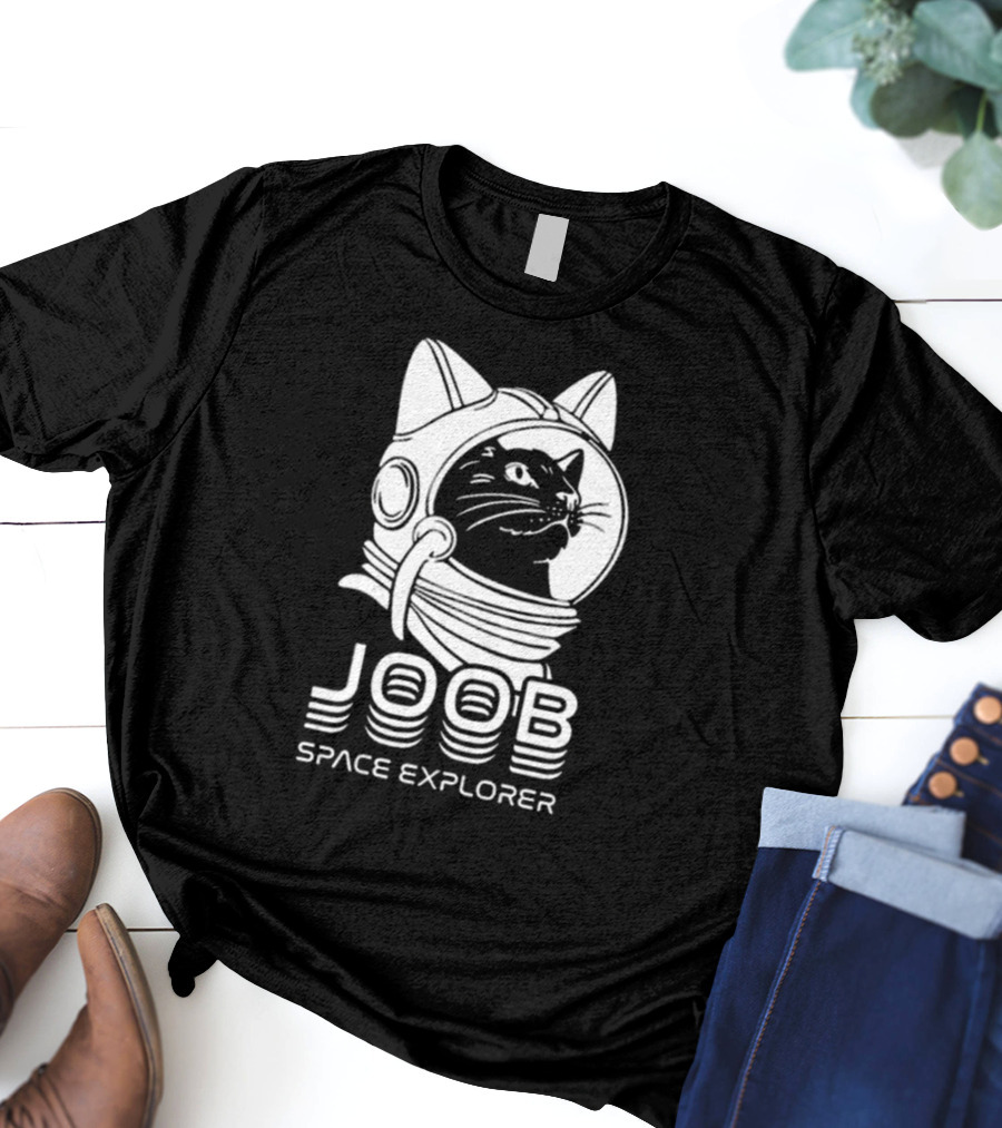 JOOB Cat Astronaut Space Explorer T-Shirt