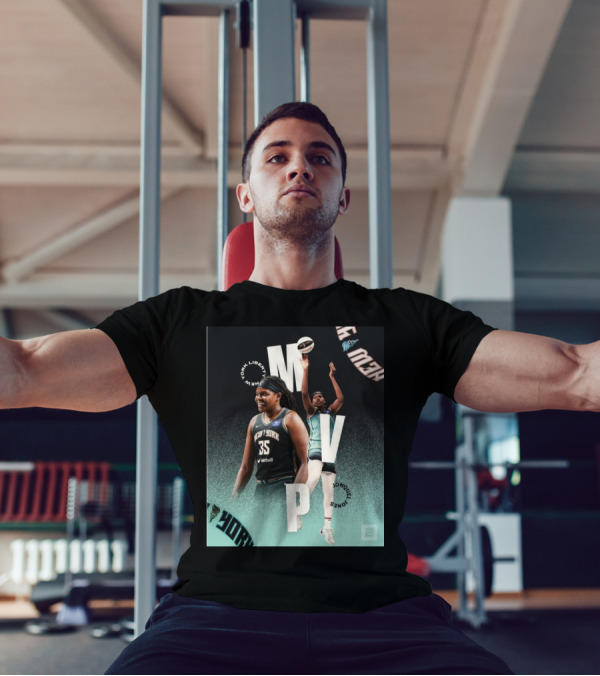 New York Liberty MVP Jonquel Jones 2024 WNBA Basketball Finals T-Shirt
