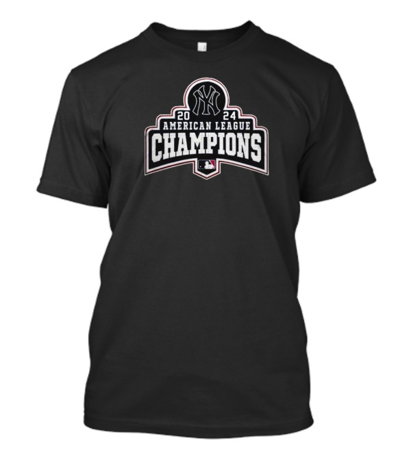 New York Yankees 2024 American League Champions Baseball T-Shirt