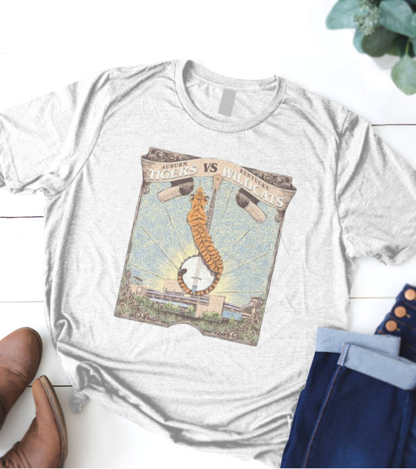 Auburn Tigers Vs. Kentucky Wildcats 2024 Gameday October 26th T-Shirt