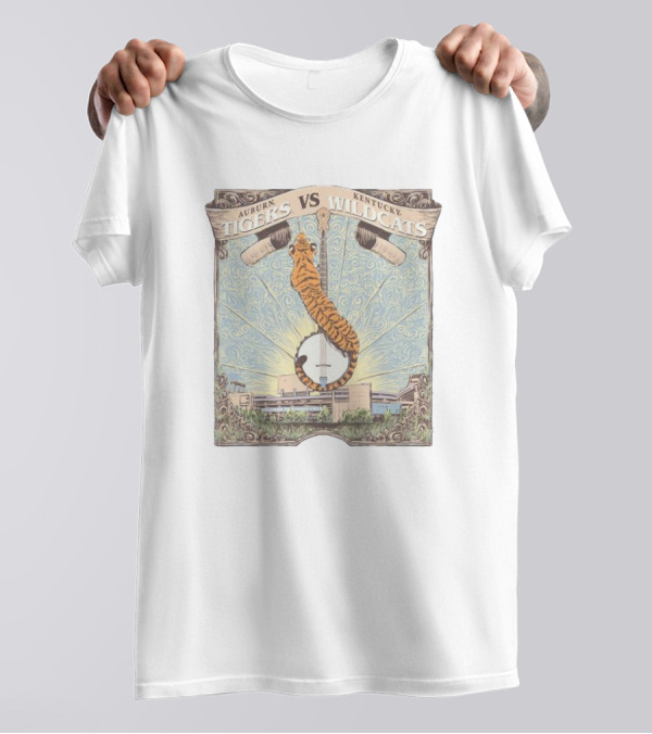 Auburn Tigers Vs. Kentucky Wildcats 2024 Gameday October 26th T-Shirt