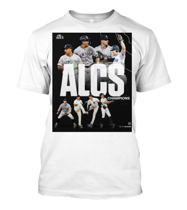 ALCS Champions New York Yankees MLB Lay Holmes Giancarlo Stanton DJ LeMahieu T-Shirt