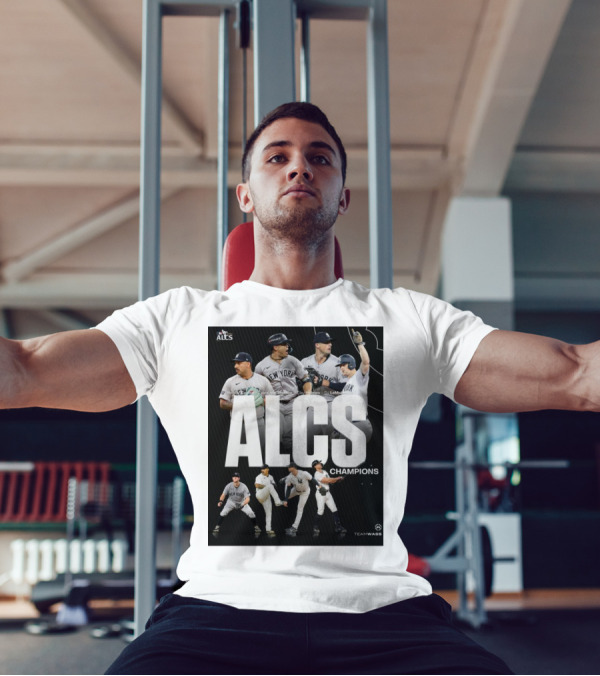 ALCS Champions New York Yankees MLB Lay Holmes Giancarlo Stanton DJ LeMahieu T-Shirt