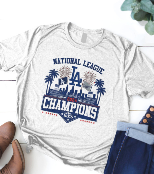 Los Angeles Dodgers 2024 National League Champions LA NLCS T-Shirt