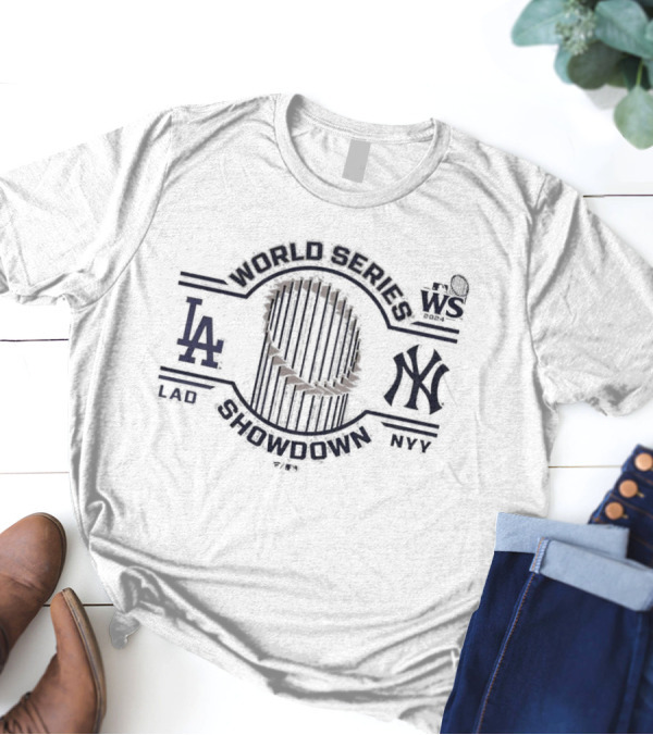 Los Angeles Dodgers Vs New York Yankees 2024 MLB World Series Showdown T-Shirt