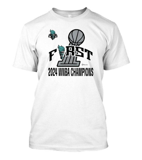 New York Liberty First 2024 WNBA Champions T-Shirt