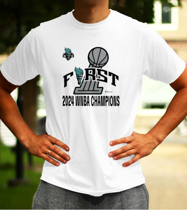 New York Liberty First 2024 WNBA Champions T-Shirt