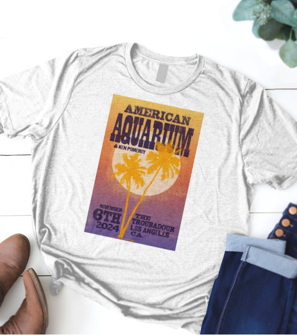 American Aquarium And Ken Pomeroy Live At The Troubadour Los Angeles CA November 6th T-Shirt
