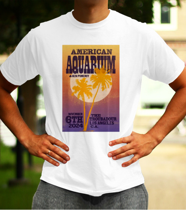 American Aquarium And Ken Pomeroy Live At The Troubadour Los Angeles CA November 6th T-Shirt
