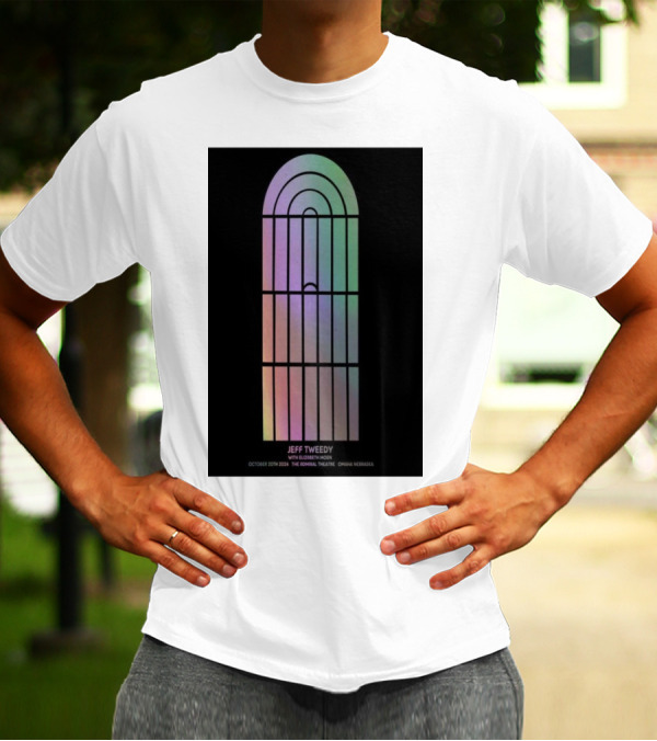 Jeff Tweedy With Eleventh Dream Day October 20 2024 The Admiral Theatre Omaha Nebraska T-Shirt
