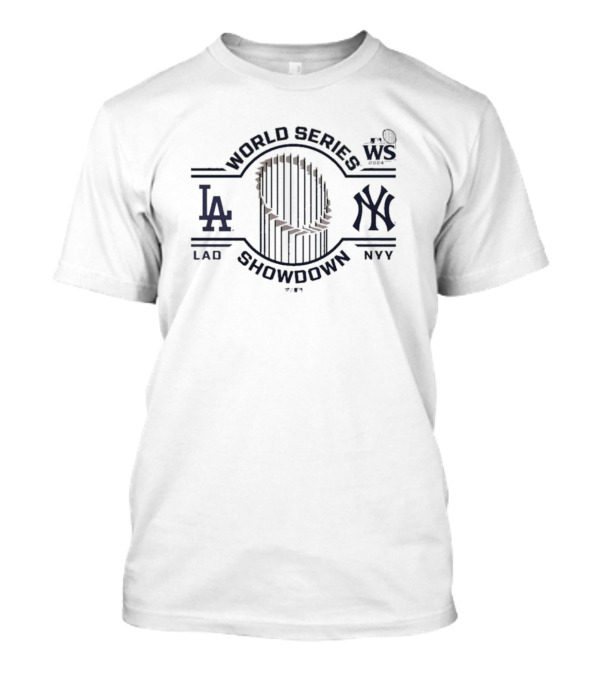 World Series Showdown 2024 Los Angeles Dodgers Vs. New York Yankees T-Shirt