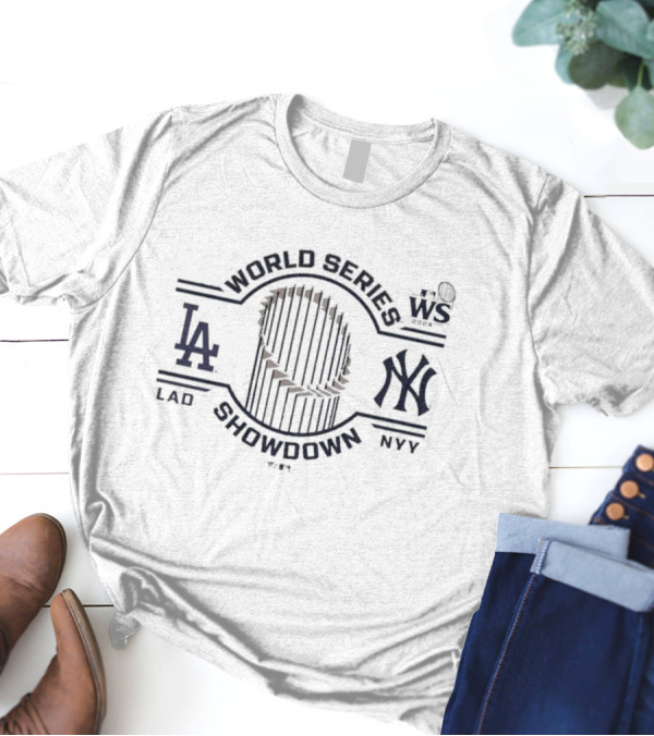 World Series Showdown 2024 Los Angeles Dodgers Vs. New York Yankees T-Shirt