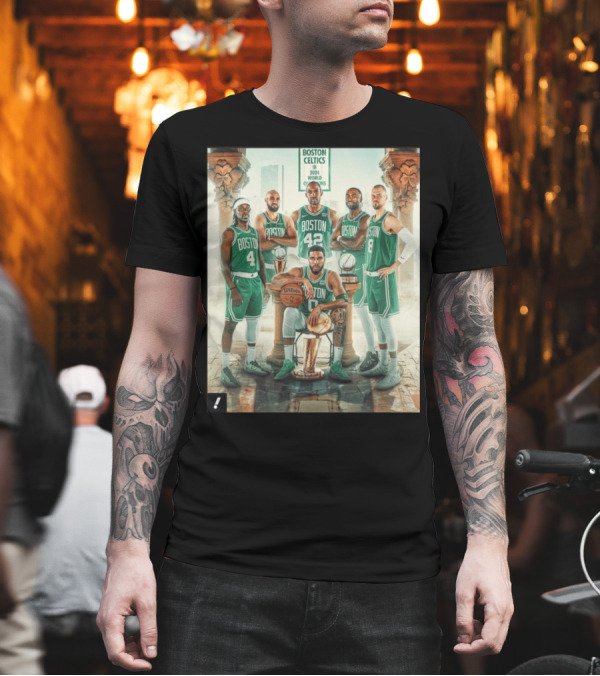 Boston Celtics 2024 World Champions Boston Title Defense Starts Tonight T-Shirt