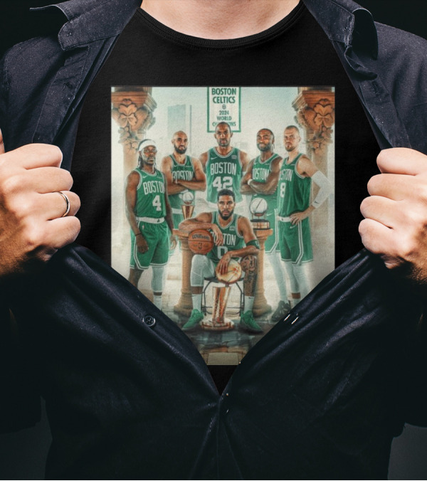 Boston Celtics 2024 World Champions Boston Title Defense Starts Tonight T-Shirt