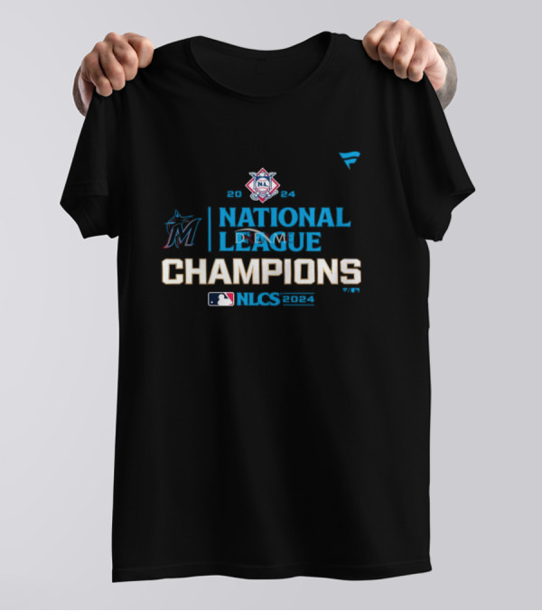 Miami Marlins National League Champions NLCS 2024 MLB T-Shirt