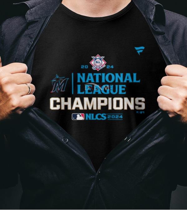 Miami Marlins National League Champions NLCS 2024 MLB T-Shirt