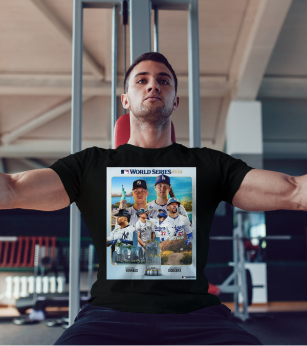 World Series 2024 New York Yankees Vs Los Angeles Dodgers Players MLB T-Shirt