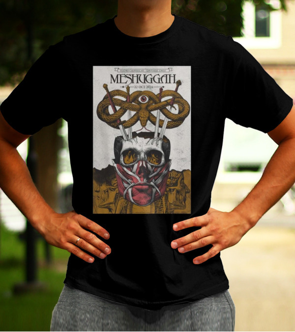 Meshuggah Teatro Caupolican Santiago Chile 22 Oct T-Shirt