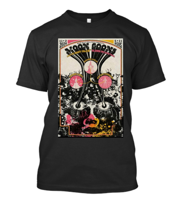 Back Alley Ballroom Presents Moon Goons At Healer With Random Gold And Celestial Tide On November 2 T-Shirt