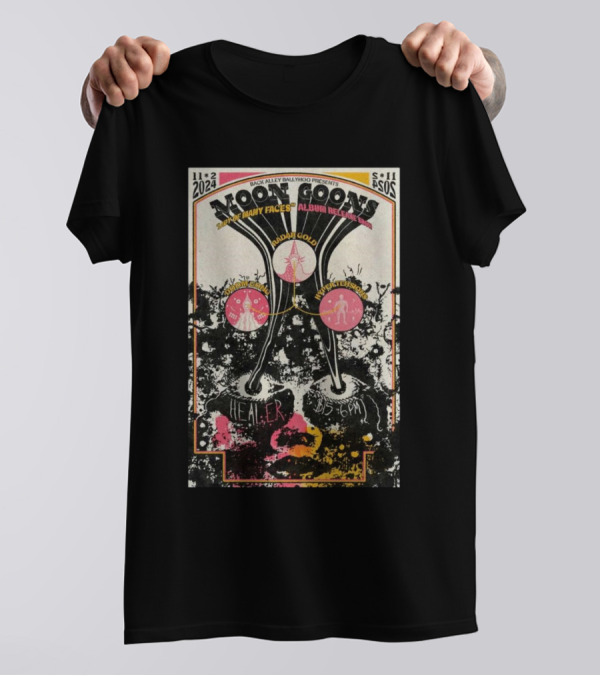 Back Alley Ballroom Presents Moon Goons At Healer With Random Gold And Celestial Tide On November 2 T-Shirt