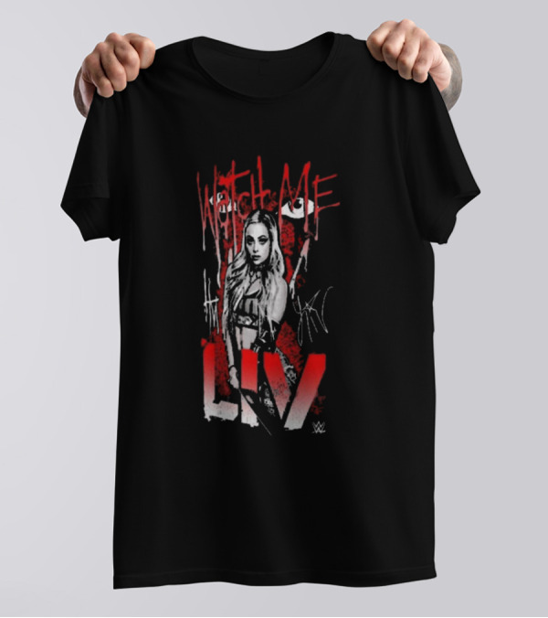 Watch Me Liv WWE Ripple Junction Red Spray T-Shirt