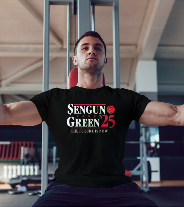 Sengun Green ’25 The Future Is Now Basketball Houston Rockets T-Shirt