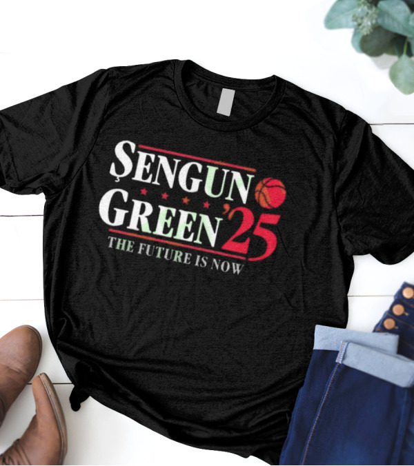 Sengun Green ’25 The Future Is Now Basketball Houston Rockets T-Shirt