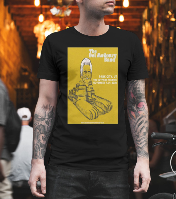 The Del McCoury Band Park City UT Egyptian Theatre November 7-9 T-Shirt