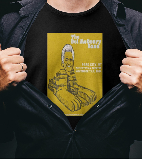 The Del McCoury Band Park City UT Egyptian Theatre November 7-9 T-Shirt