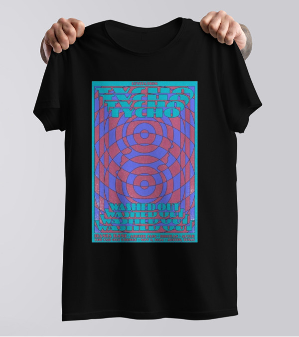 Tycho With Washed Out Levitation The Far Out Lounge Austin TX Nov 2 T-Shirt