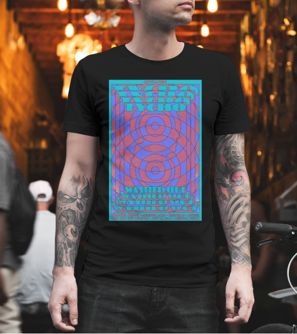 Tycho With Washed Out Levitation The Far Out Lounge Austin TX Nov 2 T-Shirt
