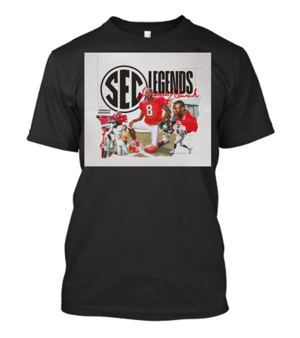 Terrence Edwards SEC Legends Class 2024 Football Signature T-Shirt