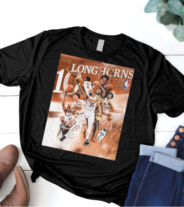 Texas Longhorns NBA Jarrett Allen Mohamed Bamba Kevin Durant Basketball Stars T-Shirt