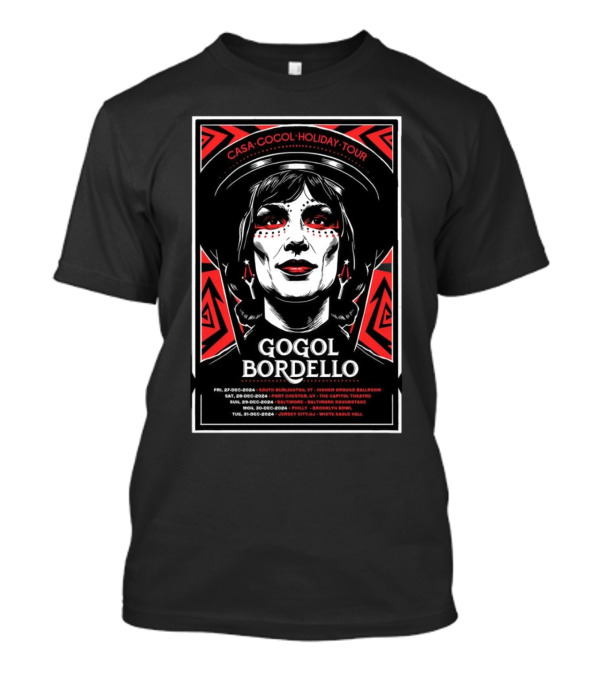 Gogol Bordello Casa Cocol Holiday Tour NYE Dec 27-31 T-Shirt
