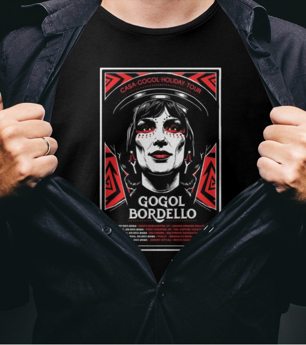 Gogol Bordello Casa Cocol Holiday Tour NYE Dec 27-31 T-Shirt