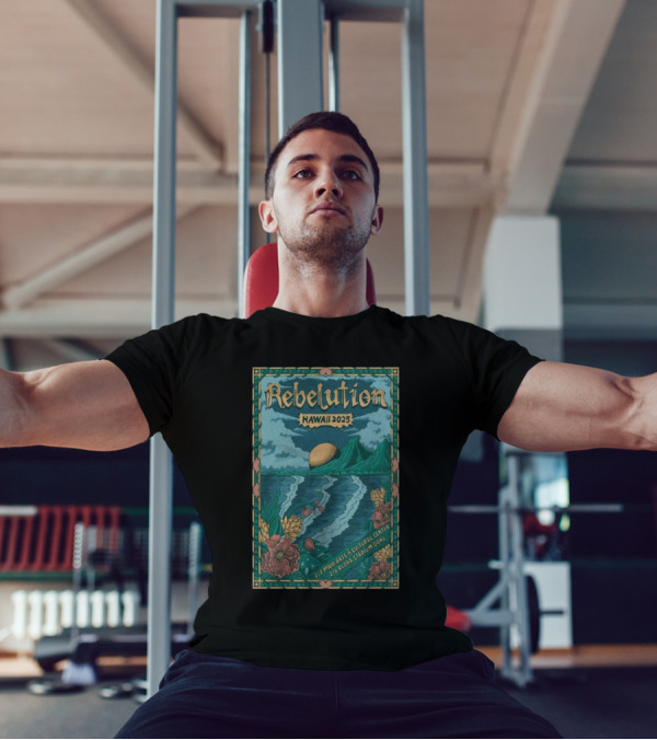 Rebelution Hawaii 2025 Tour February 7 Maui Arts And Cultural Center 8 Aloha Stadium Oahu T-Shirt