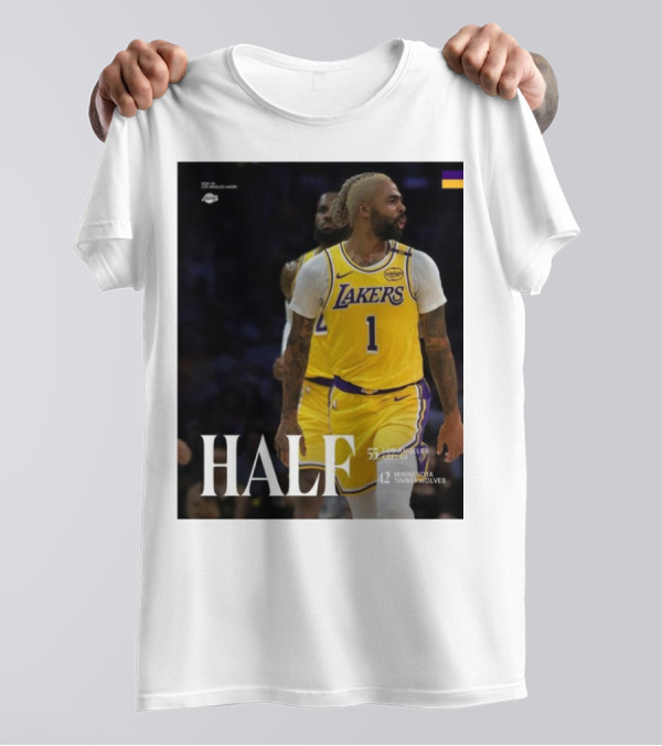 HALF Los Angeles Lakers 55 Minnesota Timberwolves 42 T-Shirt