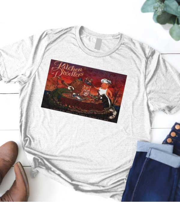 Kitchen Dwellers Fall October 2024 Tour Woodland Animal Chef Gathering T-Shirt