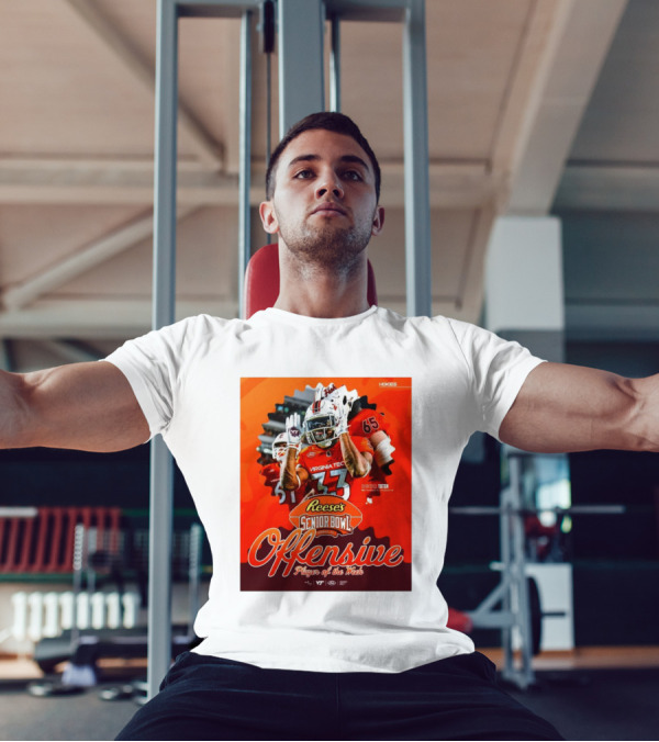 Reese’s Senior Bowl Virginia Tech Bhayshul Tuten Offensive Player Of The Week T-Shirt