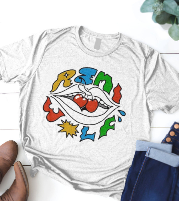 Remi Wolf Colorful Mouth Cherries T-Shirt